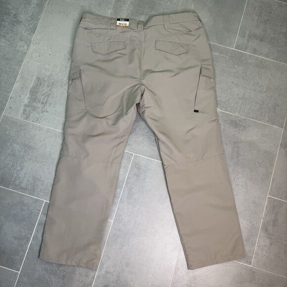5.11 Tactical Fast-Tac Cargo Pants 74439 Men’s 44x32 Khaki NEW - Picture 2 of 15